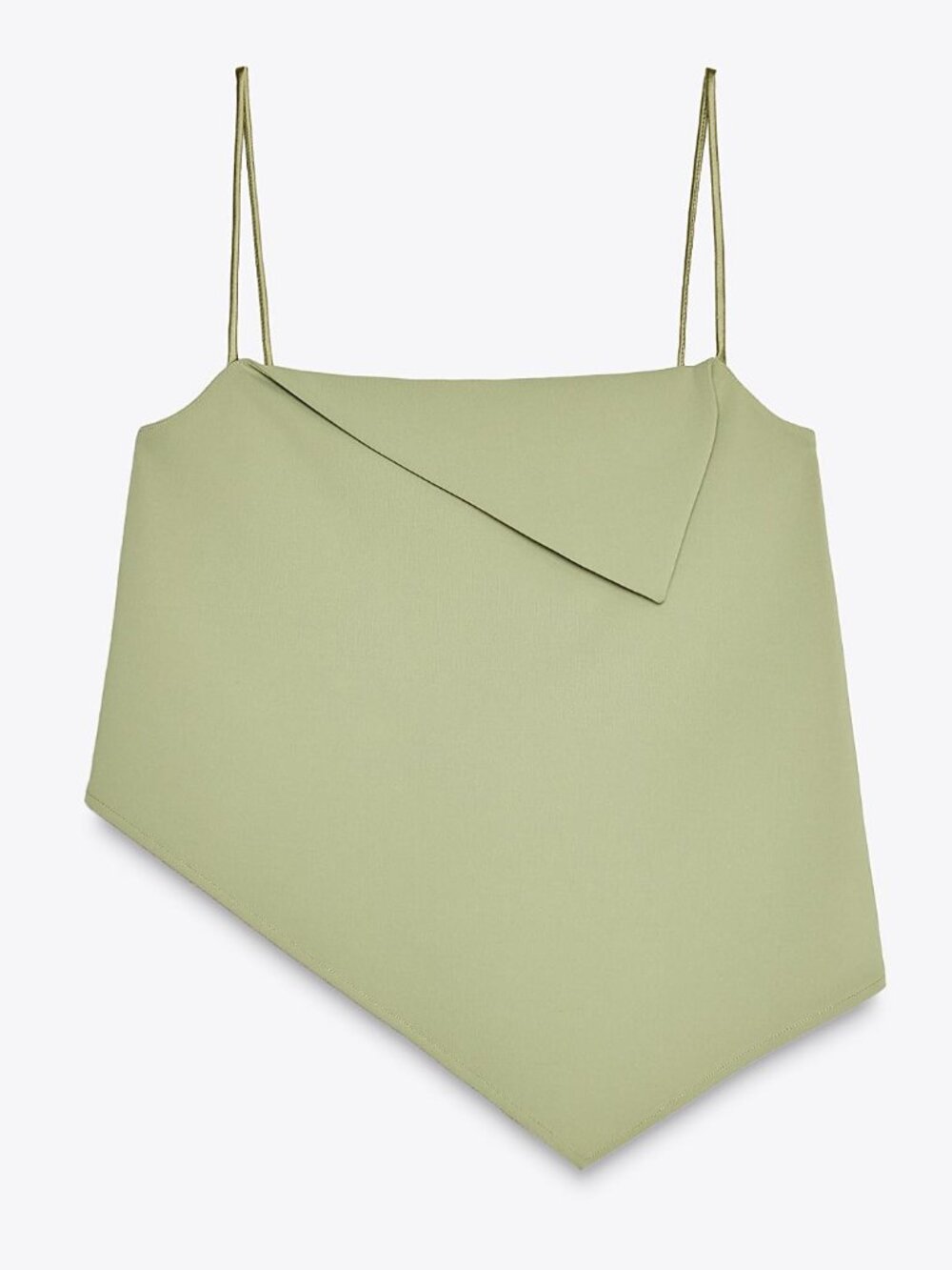 ASYMMETRIC CREPE TOP